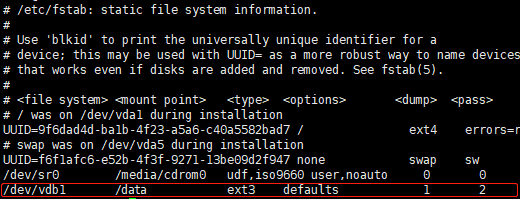 Debian9下磁盘挂载及开机启动设置教程